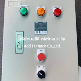 ควบคุมการจุดไฟพร้อมคุมอุณหภูมิต่ออินฟราเรด 1 ชุด
,Burner Control Power Control Panel